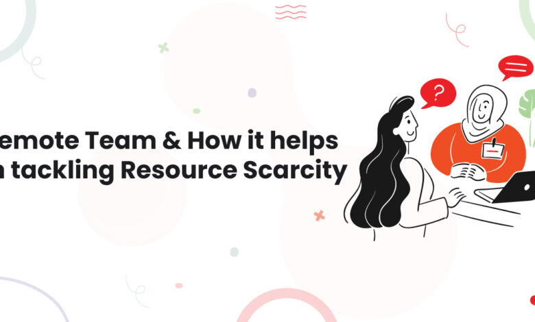 1 Remote Team How it helps in tackling Resource Scarcity